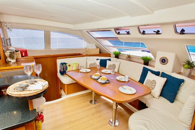4hr Private Luxury Yacht with Snorkeling, DJ, Bar, Food - Premium drinks, food, and time on deck