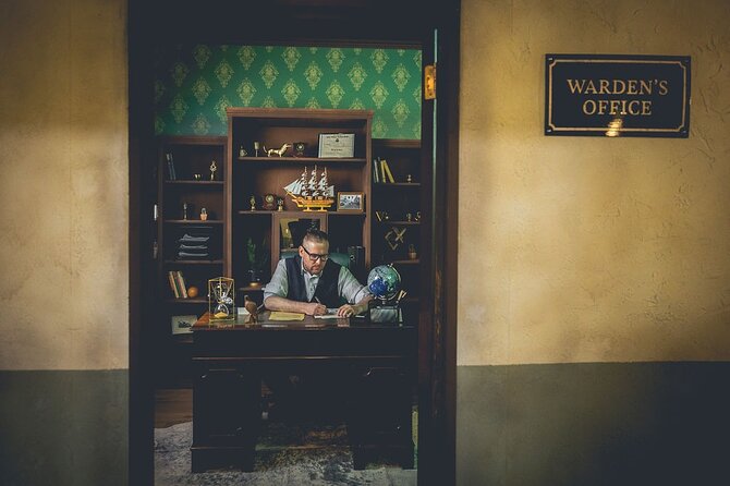 Alcotraz Prison Cocktail Experience in London - Life behind the bars and the Warden’s office
