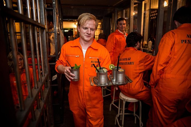Alcotraz Prison Cocktail Experience in London - The acting is the main reason to go