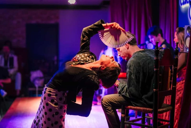 Alegria Flamenco in Malaga, with Transfer, Cocktail and Premium Location - A clear plan for the full 2.5 hours
