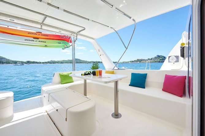 All inclusive Catamaran Sunset Sail - (Drinks, Food, Snorkel) - Sunset from the catamaran