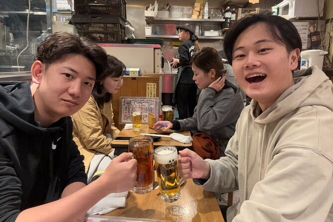 All-You-Can-Drink Bar Hopping Tour in Ueno - Second izakaya: more local food and a fuller night