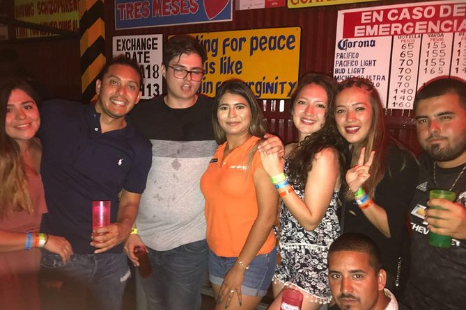 All you can drink- Club Crawl Los Cabos - Walking through the party center at 11:00 pm