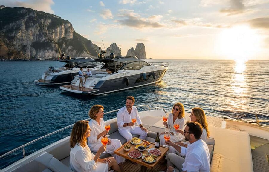 Amalfi Coast: Romantic Sunset Cruise with Music & Cocktails - Key points at a glance