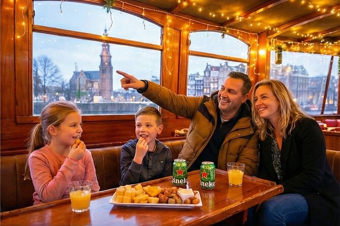 Amsterdam 90 minutes Canal Cruise with bar and snacks on board. - From the Jordaan to the Romantic Wooden Bridge