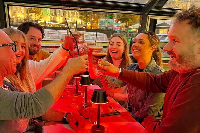 Amsterdam Evening Cocktail Cruise with snacks - Cocktails, wine, and the snack buffet