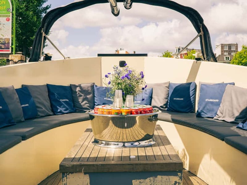 Amsterdam: Spanish Guided Open Boat Cruise with Bar Onboard - What $22 gets you