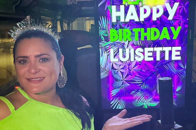Aruba Nightlife Party Bus with Unlimited Drinks & DJ on Road Jam - Aruba Ariba drinks, served with a warning