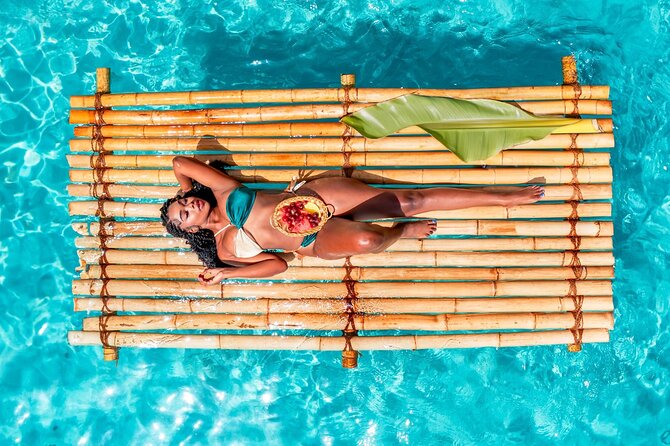 Bamboo Raft Photoshoot + FREE Videos, Shots and Cocktails - Key points at a glance