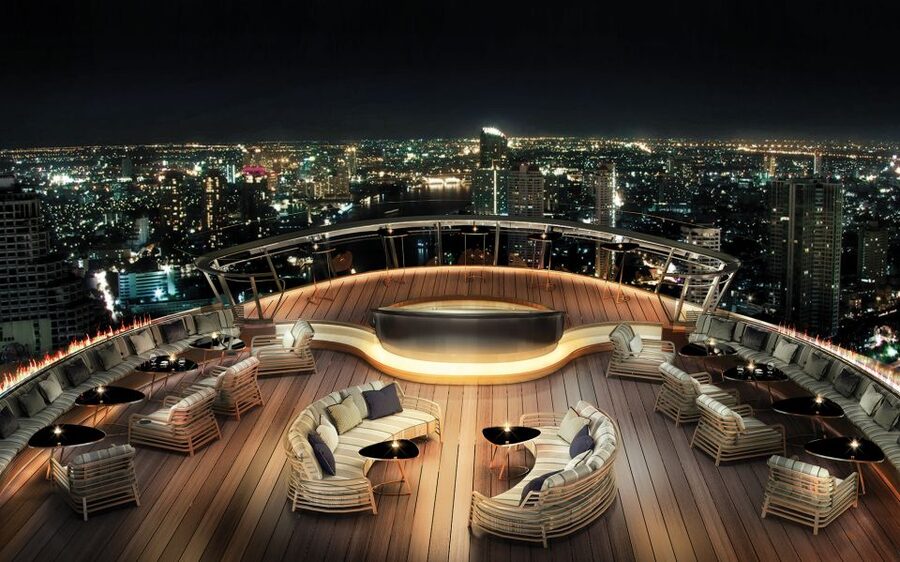 Bangkok: Lebua Rooftop Bar Reservation & Round-Trip Transfer - Photography, views, and the limits on equipment