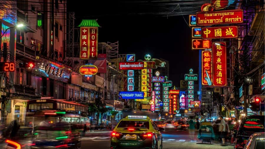 Bangkok: Lebua Sky Bar & China Town Street Food by Tuk Tuk - Bangkok landmarks from the back seat