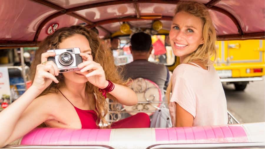 Bangkok: Lebua Sky Bar & China Town Street Food by Tuk Tuk - Wat Suthat, the Giant Swing, and the Old City