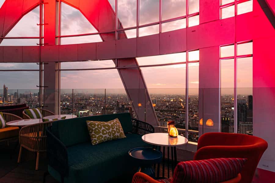 Bangkok: Red Sky 57th Floor COCOA XO Bar - Arriving above Bangkok for a 90-minute evening