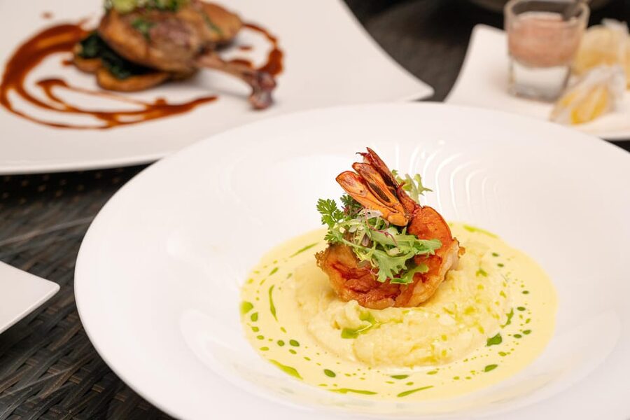 Bangkok: Red Sky Rooftop & Bar 56th Floor - Food at Red Sky