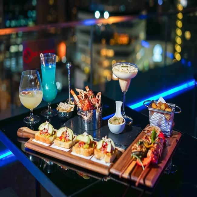 Bangkok: The Vue Bar Rooftop at Mercure Bangkok Sukhumvit 24 - A rooftop view with a practical purpose