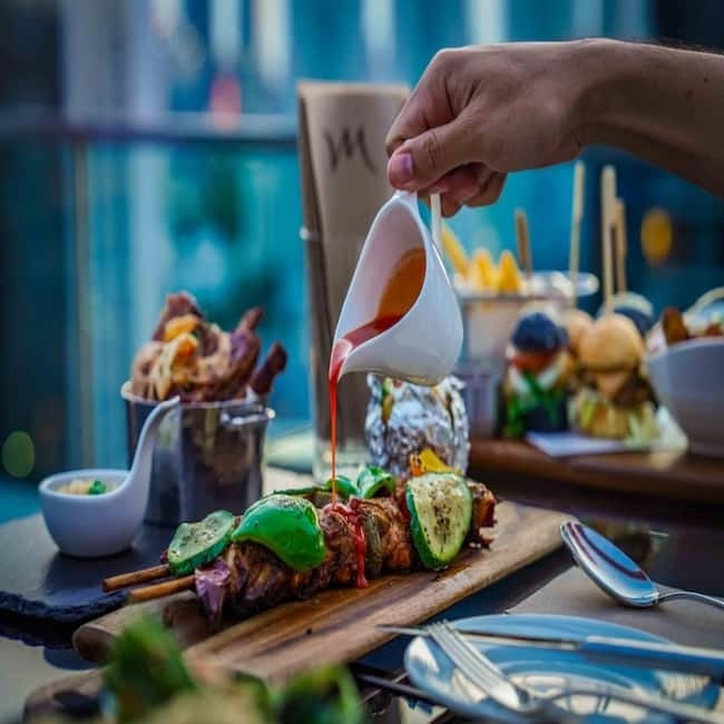 Bangkok: The Vue Bar Rooftop at Mercure Bangkok Sukhumvit 24 - Food portions that improve the $31 value