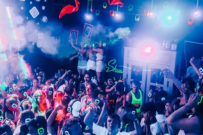 Bar Crawl Ios Ticket in Cyclades - Shush Bar offers Ios’s silent-disco changeup