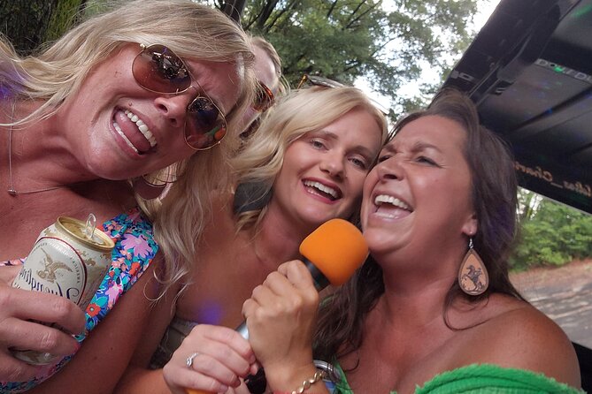 Bar Crawl on a Rollin Disco Ball Golf Cart in Charlotte - Uptown City Park gives the ride a scenic start