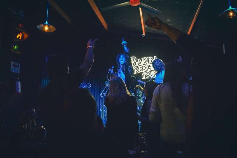Barba Negra Bar with Live Rock Music Show! - The food: serious bar fare, priced separately