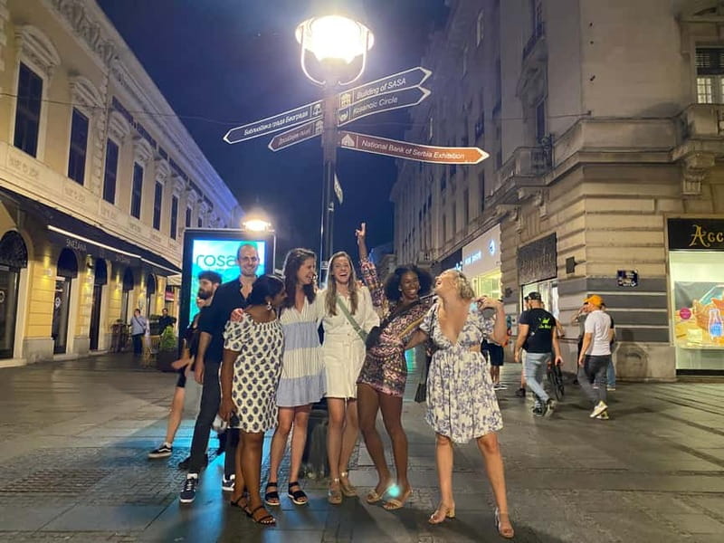 Belgrade: Bar Pub Club Crawl with 1 Hour Unlimited Drinks - The first bar and the unlimited-drink hour