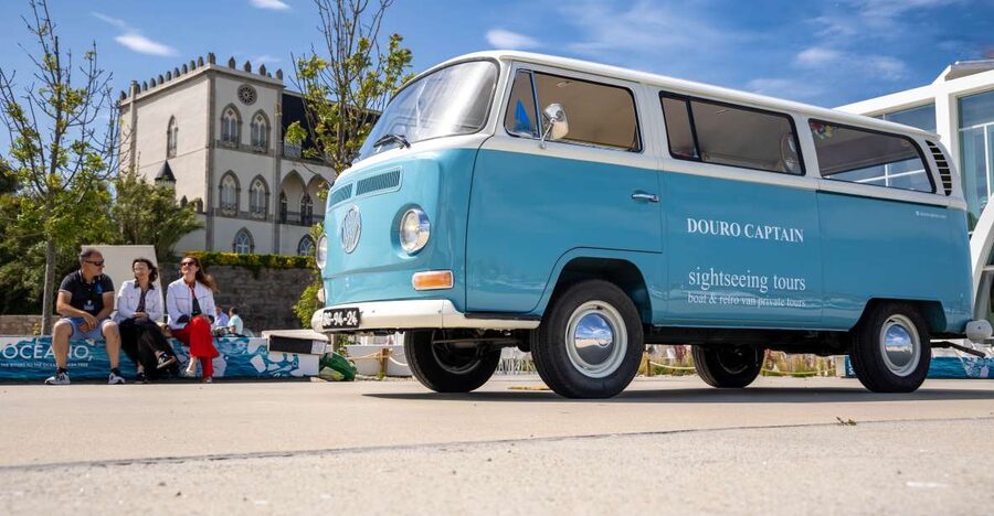 Best views to Porto from Gaia. VW Kombi tour with cocktail - Seca do Bacalhau and the Douro’s meeting with the Atlantic
