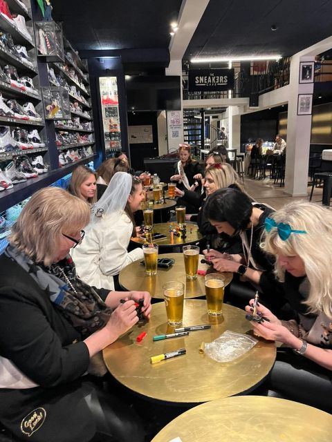Brussels Tipsy Tour: Cocktail Making, Painting & Chocolates - Walking between venues adds a Brussels layer