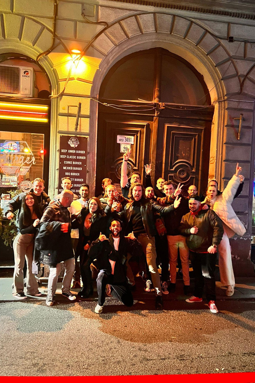 Budapest: Just for you Guided Bar Crawl with games and Shots - Key points at a glance