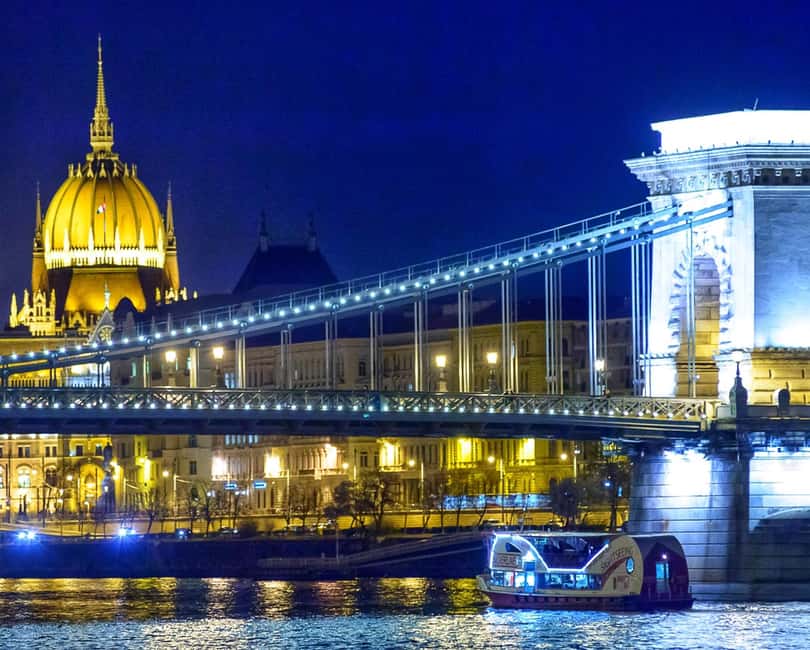 Budapest: Sunset Cruise with 2 Cocktails - The Dock Beside Elizabeth Bridge
