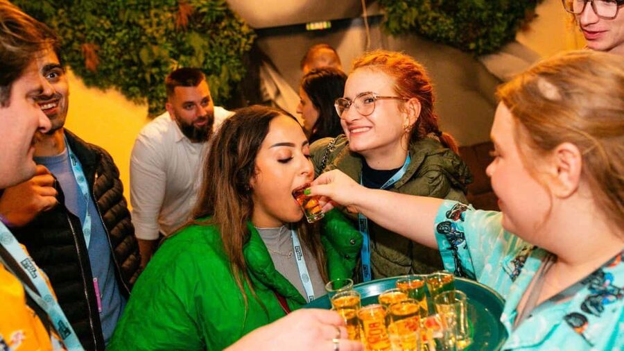 Budapest: Unmissable Bar Crawls with Shots & VIP Club Entry - Moving through Budapest’s central nightlife district
