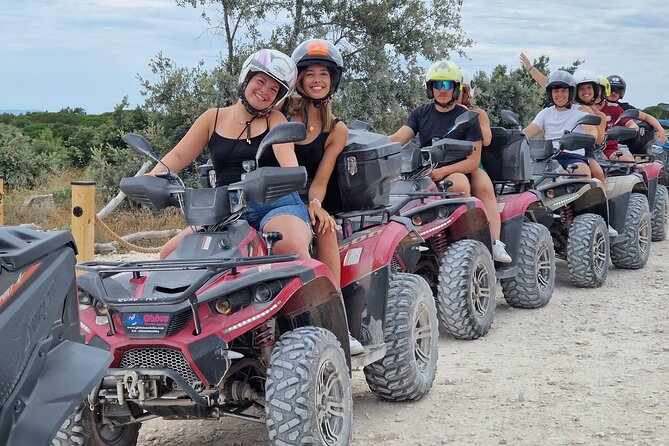 Cape Kamenjak Quad Safari 2.5h – Cliff Jump & Safari Bar - A shaded pause at Safari Bar