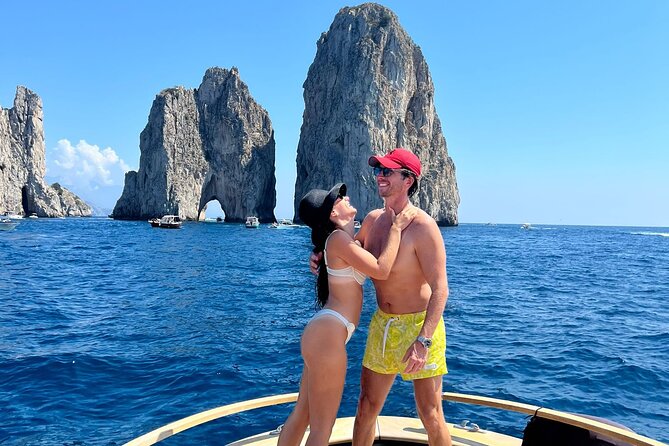Capri in a Day: Boat Tour + City Visit + Free Bar + Brunch - The best pause: Punta Ventroso