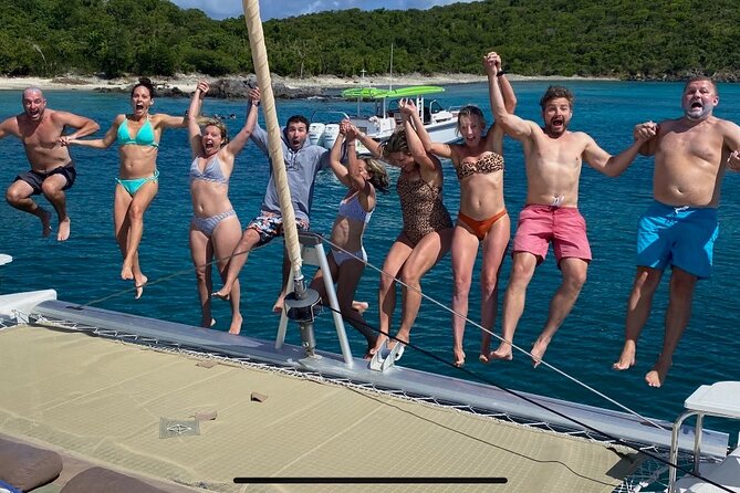 Catamaran Sail to Jost Van Dyke (Soggy Dollar Bar) - Clearing customs and entering the BVI