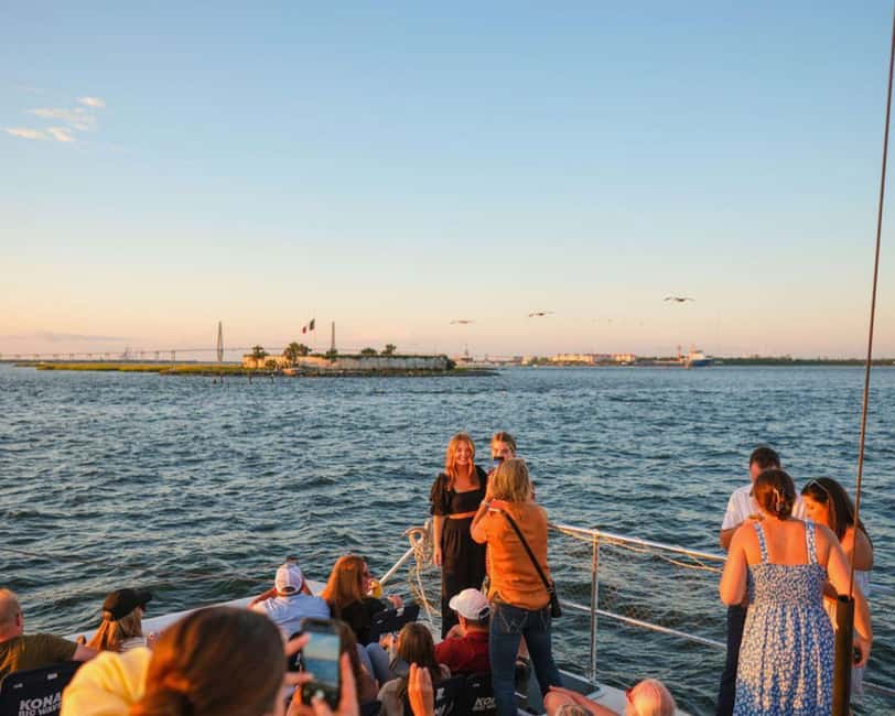 Charleston Harbor Sunset Cruise with Music & Onboard Bar - Setting Out From Shem Creek