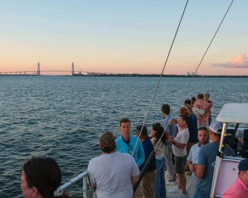 Charleston Harbor Sunset Cruise with Music & Onboard Bar - Music, Drinks, and the Social Mood