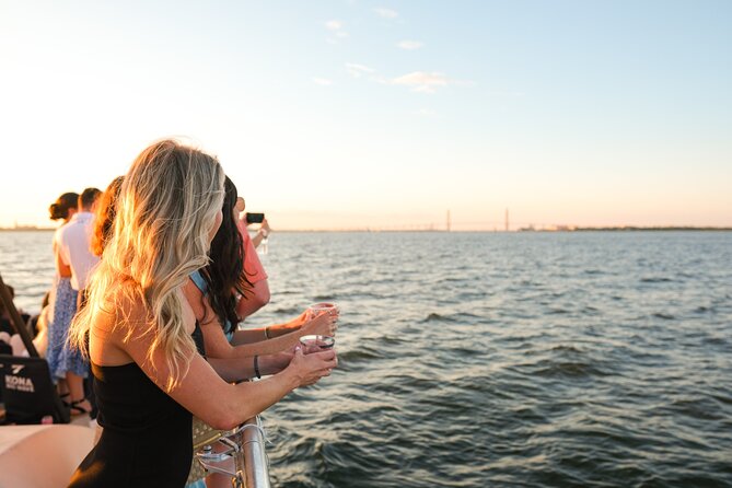 Charleston Iconic Sunset Sail - Lux Catamaran w/Bar & Bathrooms - What the Catamaran Setup Adds