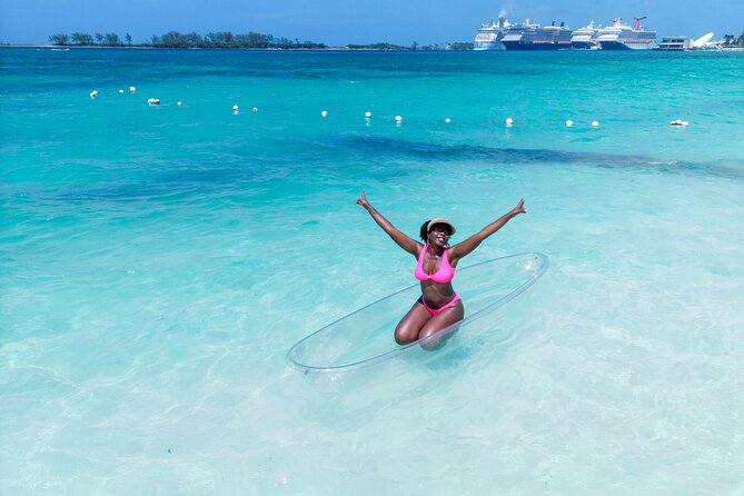 Clear Kayak Photoshoot+Free Cocktail Nassau, Bahamas - What this Nassau photoshoot is really offering