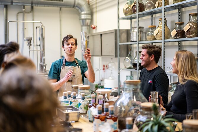 Cocktail workshop @ Spirited Union Rum Co. (Amsterdam) - George and the social side of the class