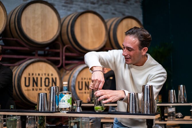 Cocktail workshop @ Spirited Union Rum Co. (Amsterdam) - The distillery tour gives the drinks a story