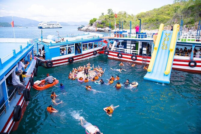 Coral Reef Snorkeling and Floating Bar Party from Nha Trang - The right picture of this Nha Trang boat trip