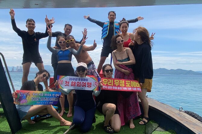Coral Reef Snorkeling and Floating Bar Party from Nha Trang - The sunset ride back to Nha Trang