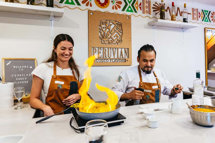 Cusco: Peruvian Cooking Class, Cocktails & Local Market Tour - Two pisco cocktails, with a nonalcoholic choice
