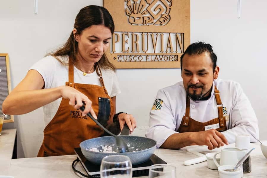 Cusco: Peruvian Cooking Class, Cocktails & Local Market Tour - Cebiche brings the sharpest flavor