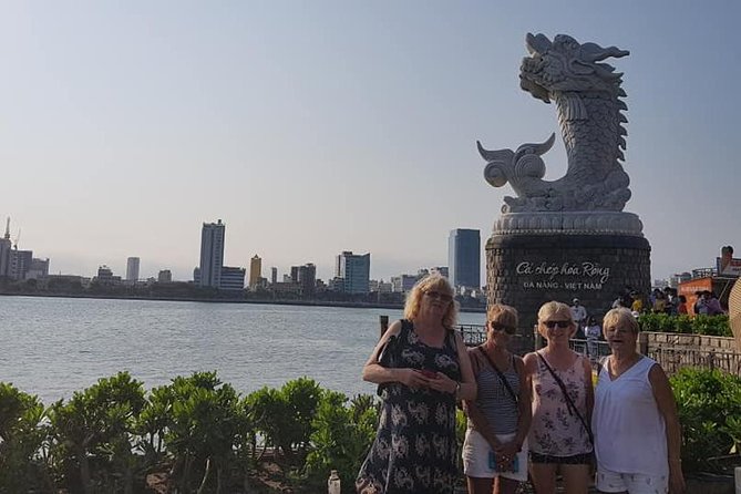 DA NANG NIGHTLIFE Tour with MARBLE MOUNTAIN & LADY BUDDHA STATUE, DRAGON BRIDGE - What the private format is worth at $90