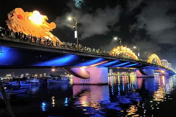 DA NANG NIGHTLIFE Tour with MARBLE MOUNTAIN & LADY BUDDHA STATUE, DRAGON BRIDGE - Two hours among Marble Mountain caves and pagodas