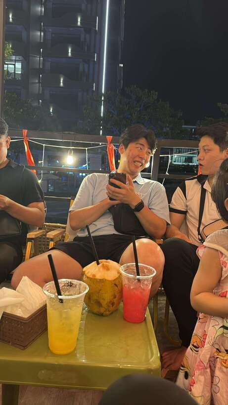 Danang Private Guided Night Tour and Bar - Dragon Bridge and the city after sunset