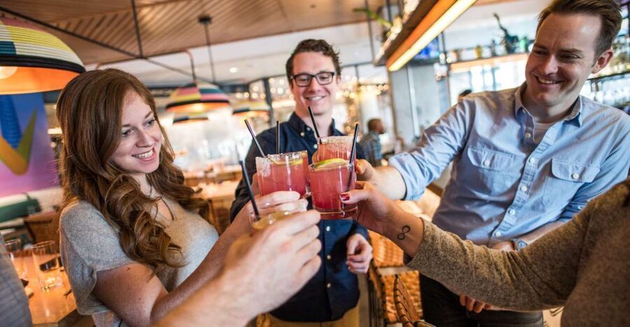 Downtown Denver Cocktails Tour - Tavernetta and the Light Brachetto Spritz
