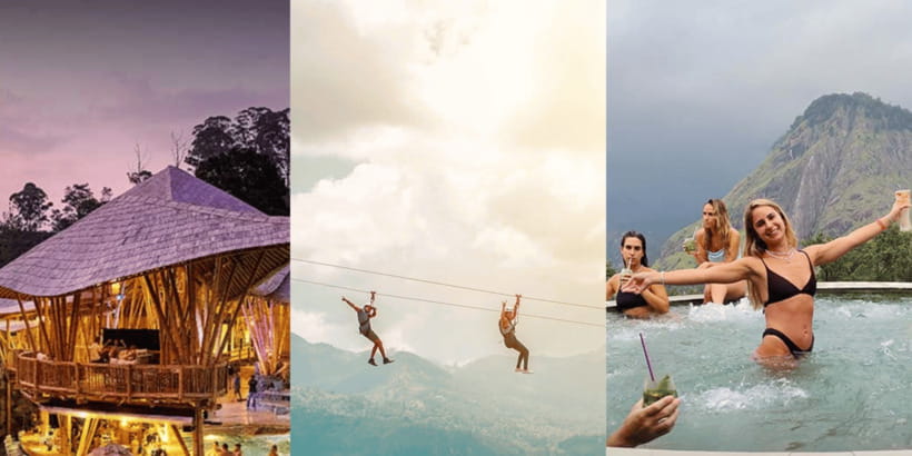 Ella Ravana Pool Club Dip & Dine+2 Free Cocktails!+Zipline - The seasonal three-course meal keeps the plan simple