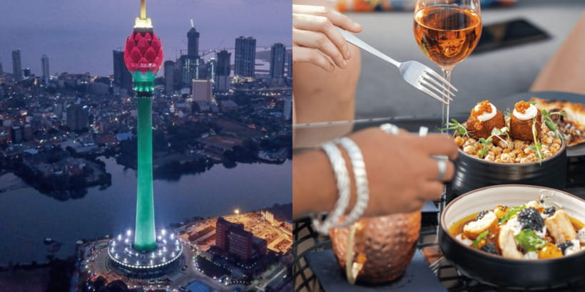 Entry to Colombo Lotus Tower with Free Cocktail and Tapas - The restaurant view and the observation deck distinction