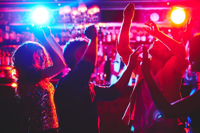 Epic Nightclub Crawl with Party Bus Ride & Free Drinks - Choosing the final club on the Las Vegas Strip