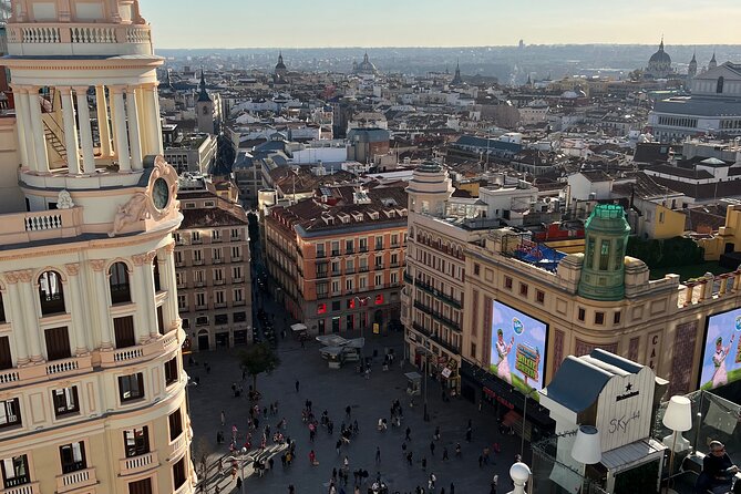 Explore Madrid Rooftop Bars - The walk toward Plaza del Callao